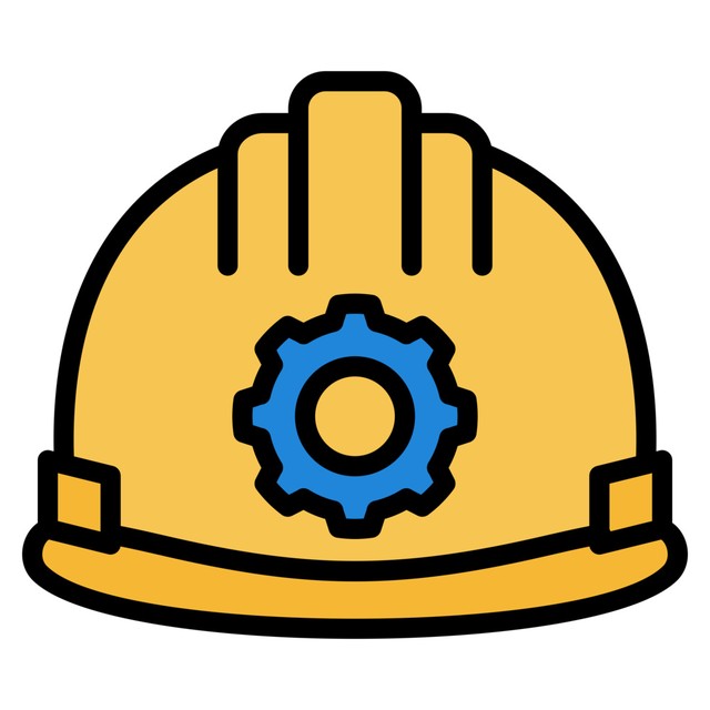 设计元素的安全帽图标